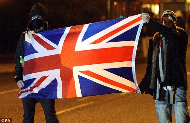 Police officers injured in Northern Ireland as Loyalists riot over ...