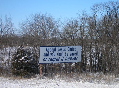 Billboard on I-35 near Emporia, KS