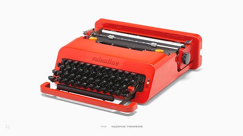 Ettore Sottsass’s selected works.