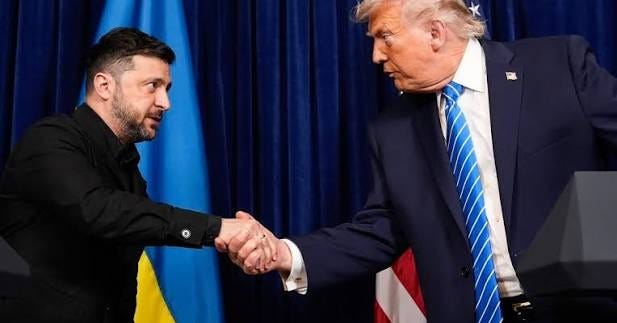 President Trump declared at the NATO summit that Ukraine peace could come "hopefully soon," even as Zelenskyy presses allies for Patriot missile systems following two deadly Russian strikes on Kyiv. President Trump declared at the NATO summit that Ukraine peace could come "hopefully soon," even as Zelenskyy presses allies for Patriot missile systems following two deadly Russian strikes on Kyiv.