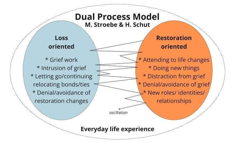 How to cope with Job Loss: Stroebe and Schut | Fenneke Tjallingii-Brocken,  MSc., ACTC, PCC, CPCC posted on the topic | LinkedIn