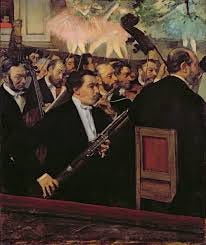 A Orquestra da Ópera, c.1870 (óleo sobre tela)