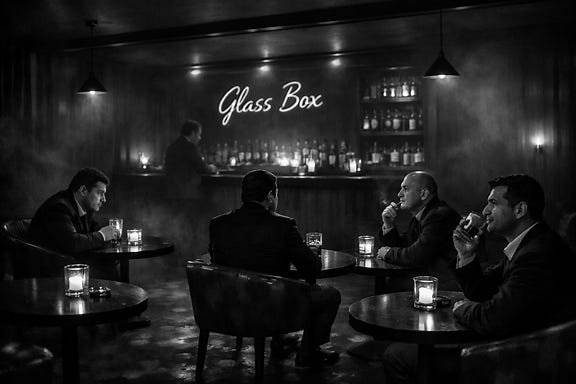 Men gazing right Men gazing right