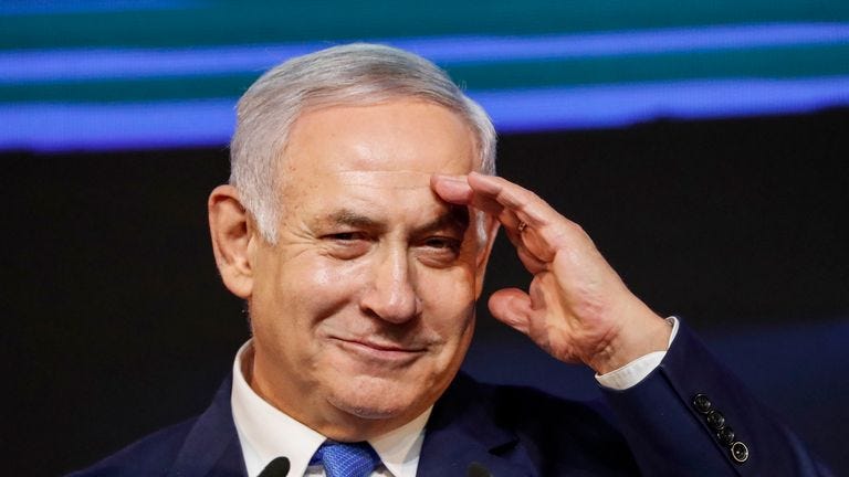 Netanyahu relieved as peace talks collapse at "perfect moment", just before his corruption trial was set to resume
