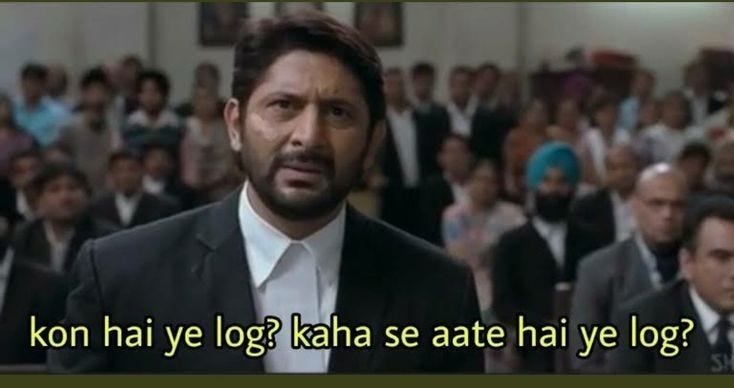 Kon hai ye log ? kahan se aate hai ye meme template