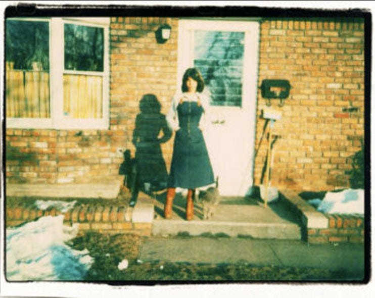me in high school weighing about 98 pounds