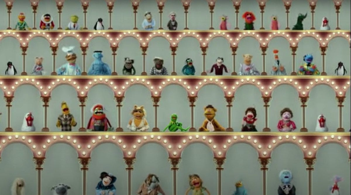 Mark Yarema on Twitter: "One of my wife's Facebook friends has correctly pointed out that on large Zoom meetings, the Gallery view looks like this screenshot from The Muppet Show opening theme Mark Yarema on Twitter: "One of my wife's Facebook friends has correctly pointed out that on large Zoom meetings, the Gallery view looks like this screenshot from The Muppet Show opening theme