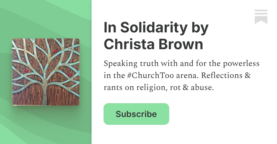 In Solidarity by Christa Brown | Substack