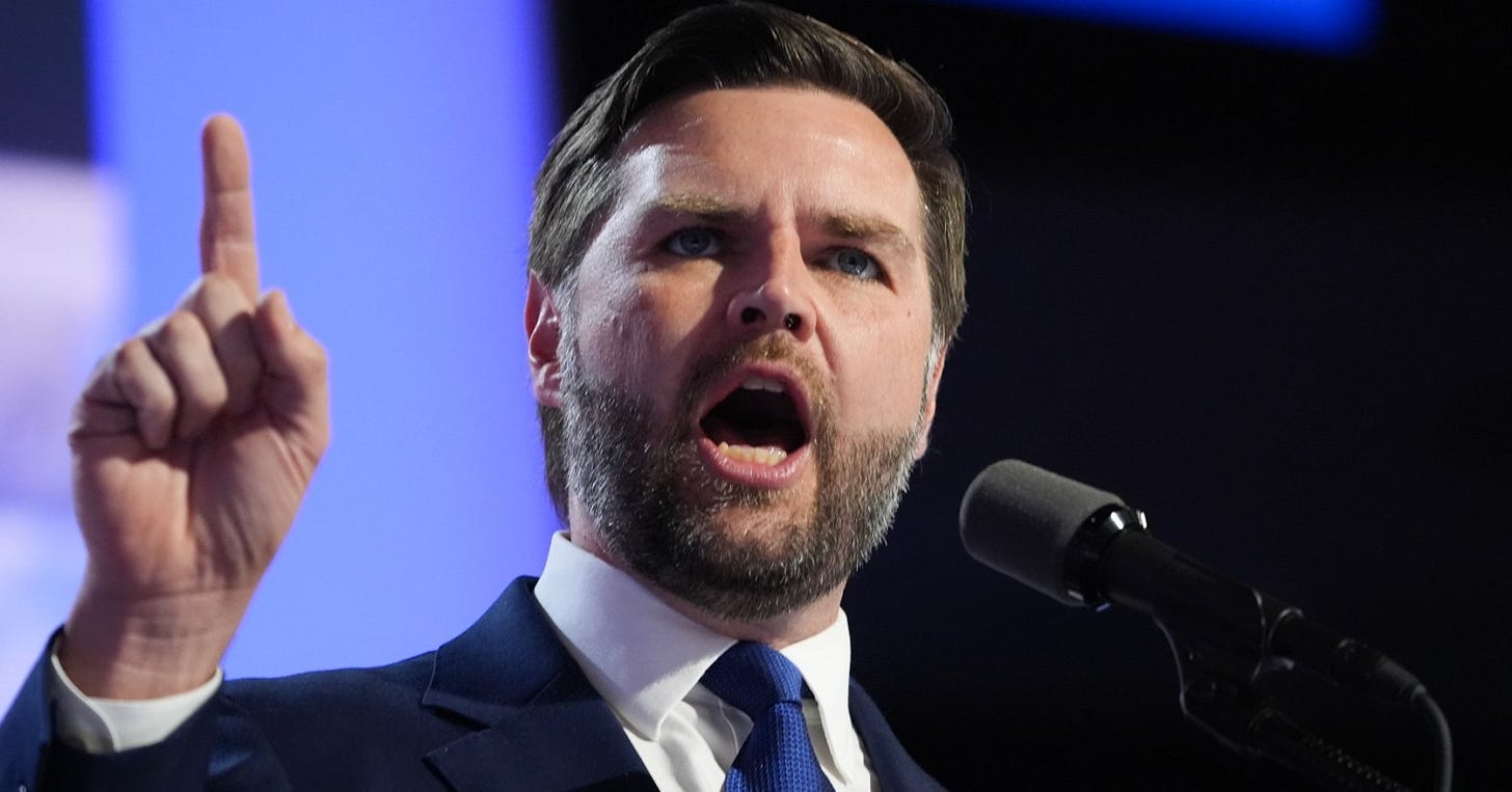 J.D. Vance Will Be a More Extremist Christian VP Than Mike Pence