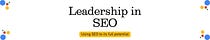 Leadership in SEO Substack