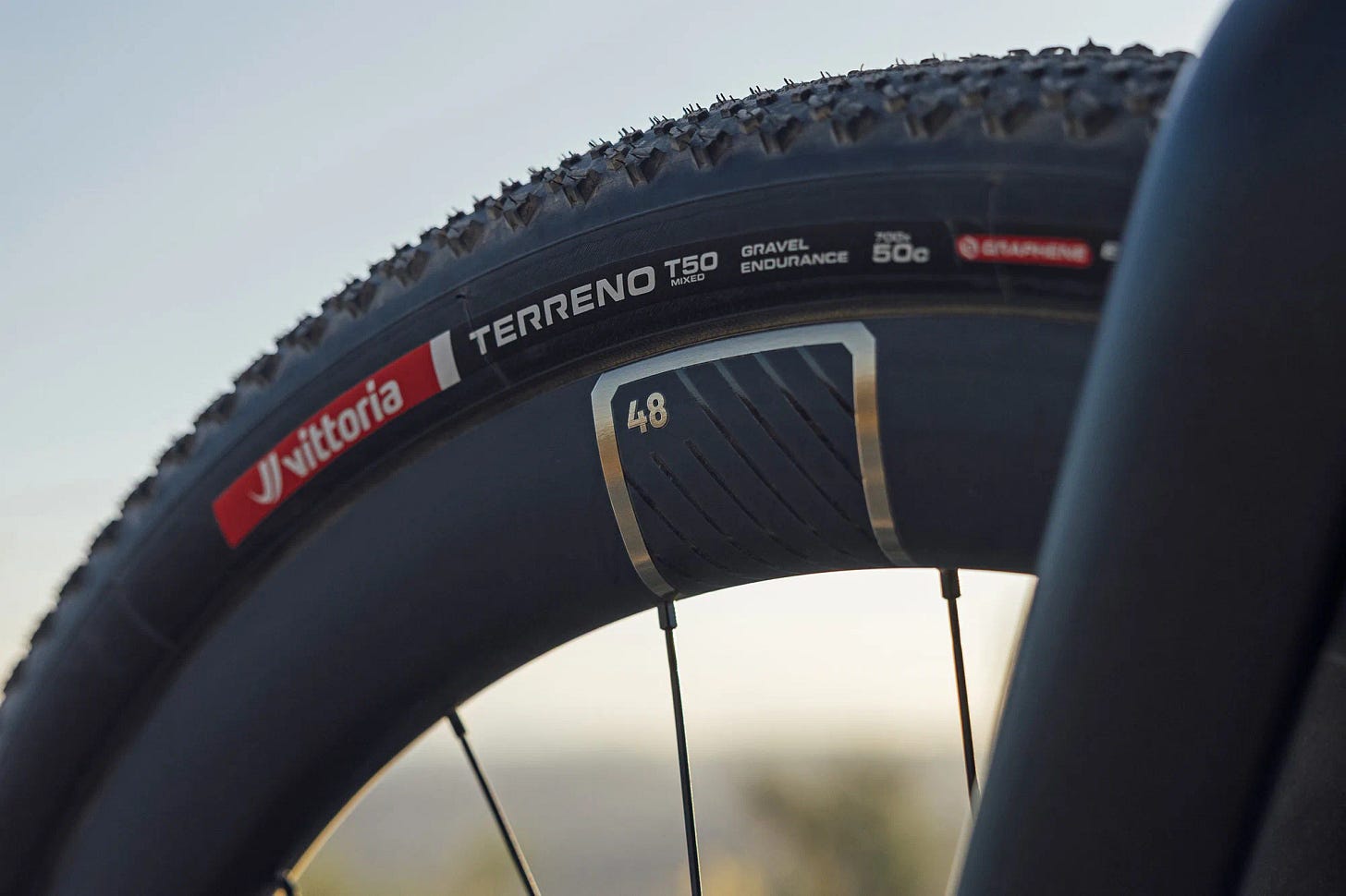 Miche Graff Aero 48 aerodynamic gravel race wheels, rim detail