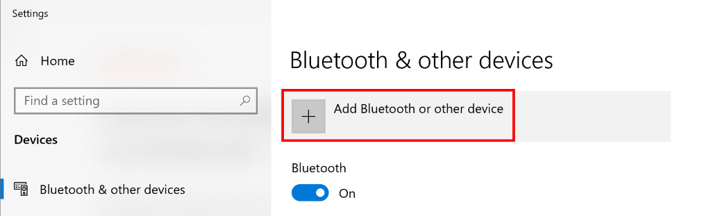 Aggiungere un dispositivo Bluetooth Aggiungere un dispositivo Bluetooth