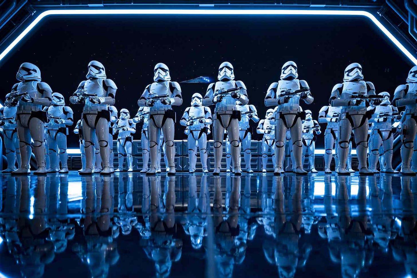 Stormtroopers in Disney’s Star Wars - Rise of the Resistance Stormtroopers in Disney’s Star Wars - Rise of the Resistance
