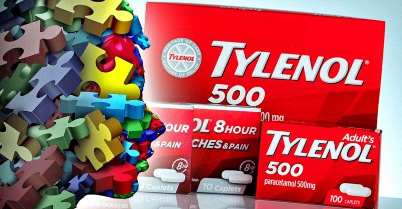 autism puzzles and tylenol