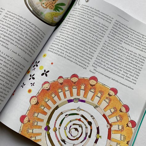Shows more images from the second Imaginings edition of Unpsychology, together with images of the two magazines side by side.