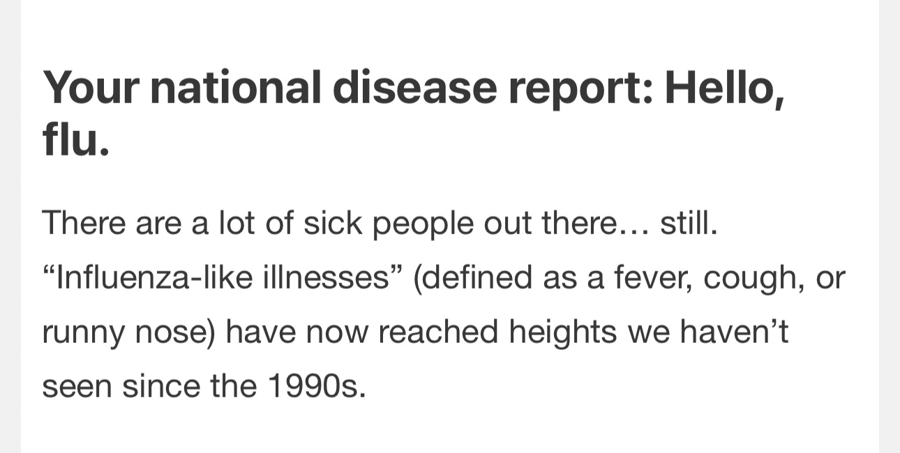 Flu is out of control in the United States
