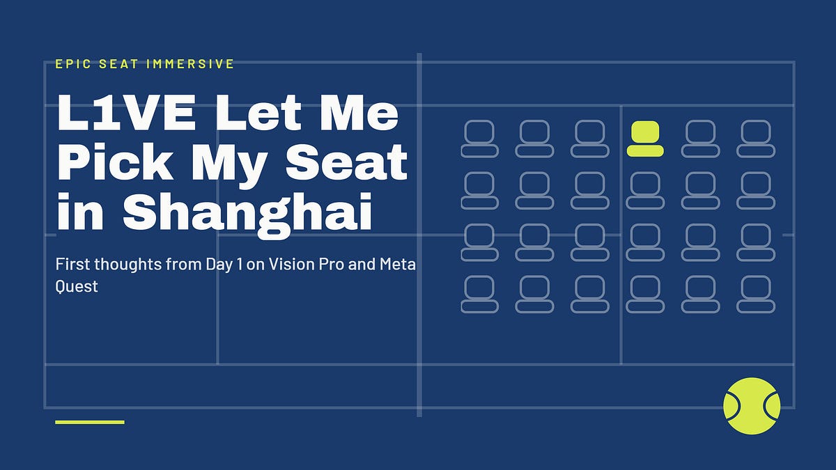 L1VE Let Me Pick My Seat in Shanghai