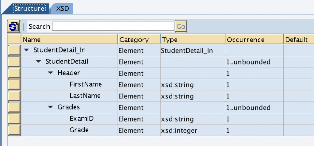 Message type which represent the student grade detail in ESR Message type which represent the student grade detail in ESR