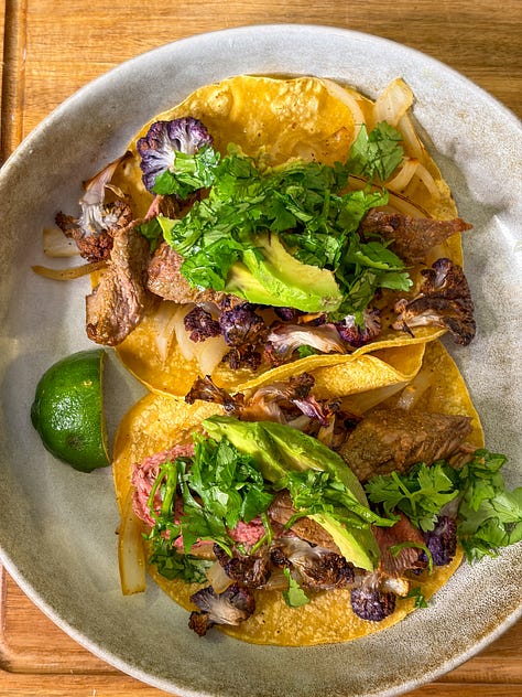 herby turkey meatballs with dilly cucumber tzakiki, cilantro-lim erice & chicken stuffed peppers, peanut butter & strawberry jelly overnight oats, purple power steak street tacos, Thai beef curry with wild rice