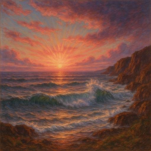 A sunset over the ocean

AI-generated content may be incorrect.