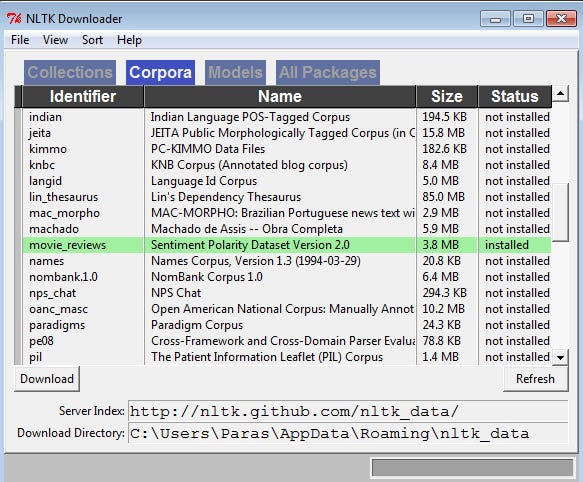 python nltk download data python nltk download data