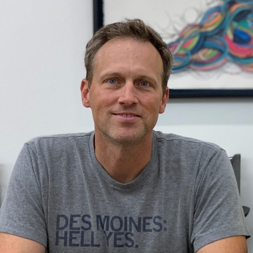 Brian Hemesath preps to direct D.M.'s first accelerator Brian Hemesath preps to direct D.M.'s first accelerator