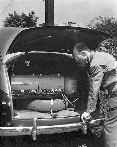 THE FIRST CAR TELEPHONES THE FIRST CAR TELEPHONES