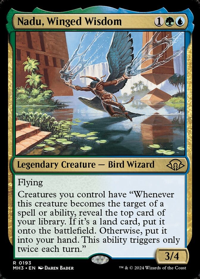 Nadu, Winged Wisdom (Modern Horizons 3 #193) Nadu, Winged Wisdom (Modern Horizons 3 #193)