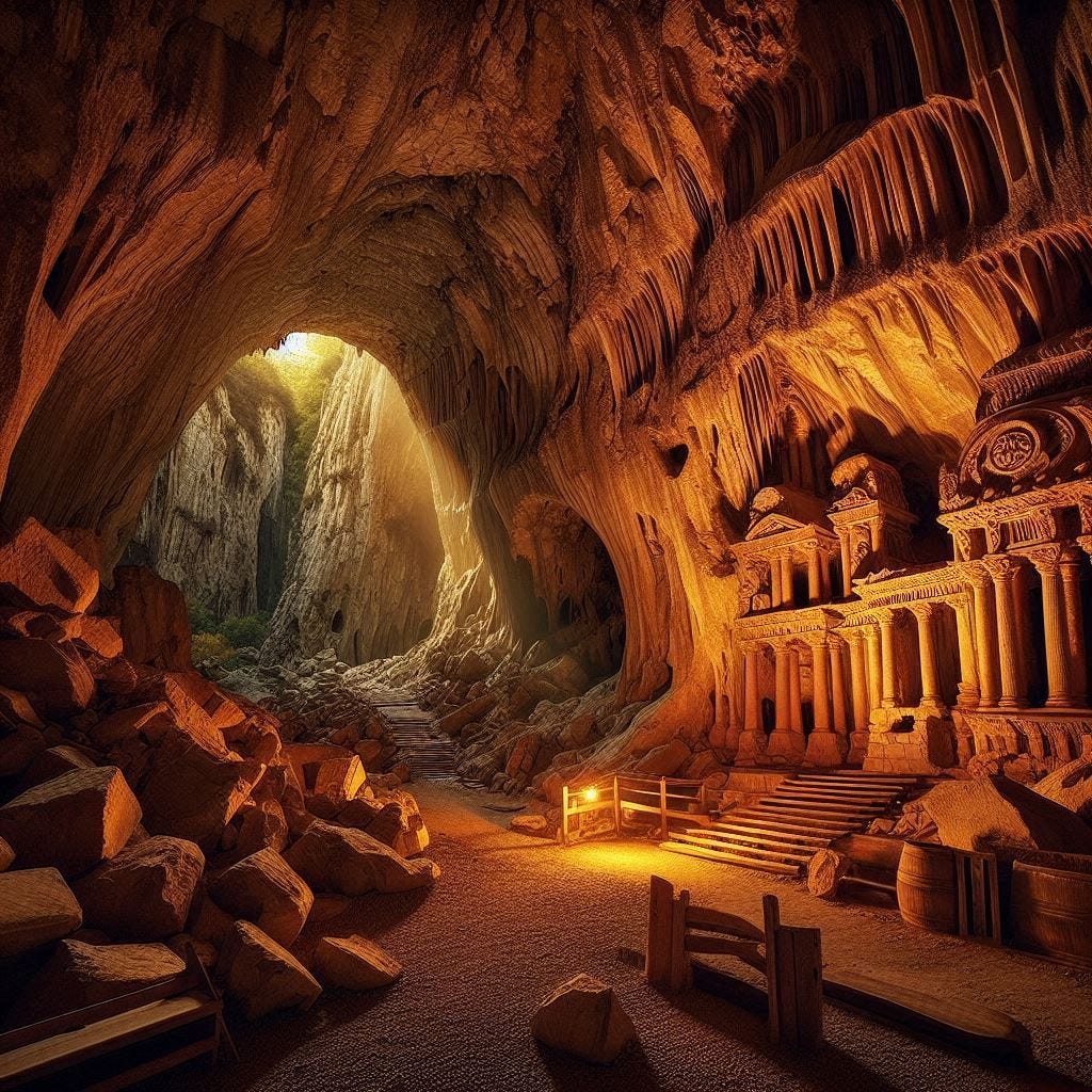 Uma caverna secreta de 1.000 anos é revelada ao público na China.
