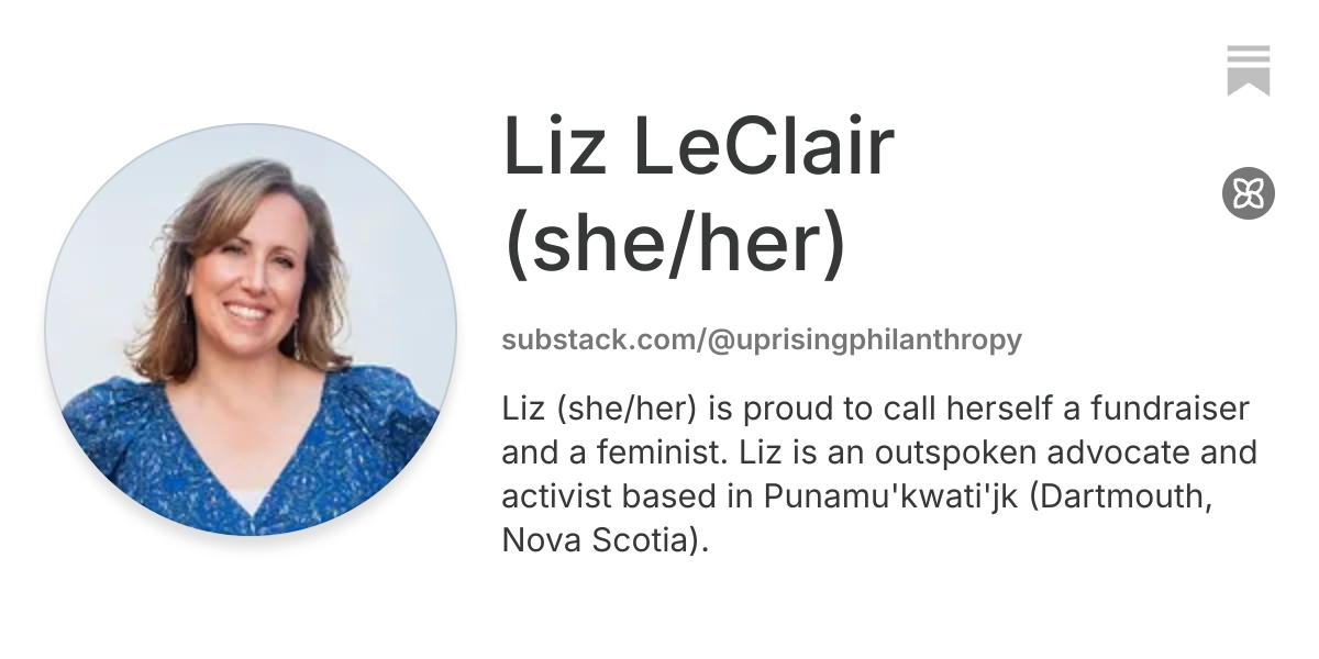 Liz LeClair (she/her) | Substack