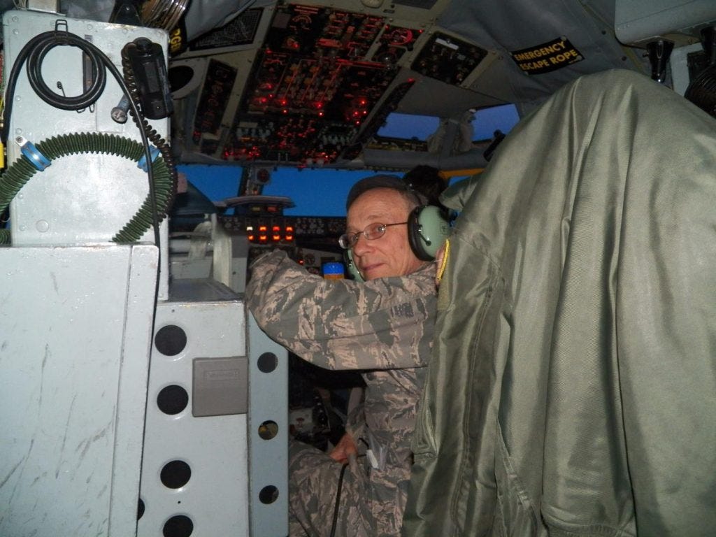 Fr. Wedeking during his service in the Air Force.