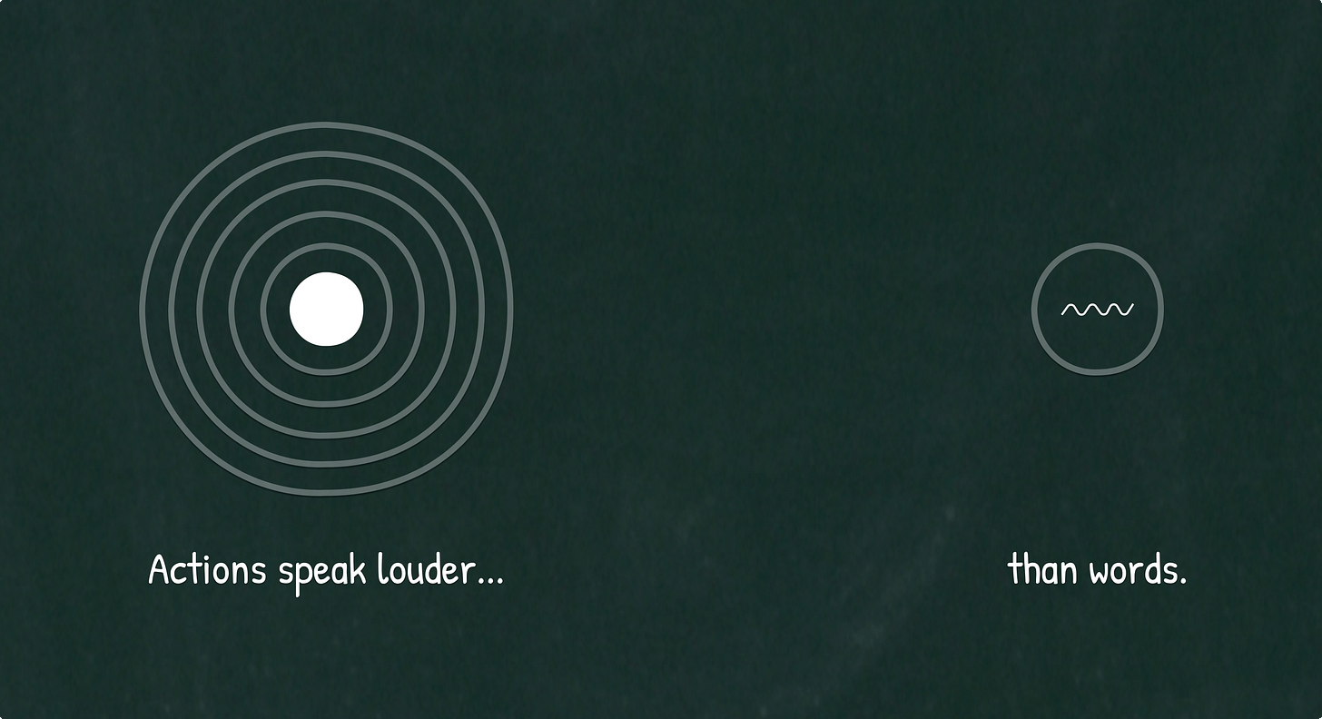 Win Through Your Actions, Never Through Argument