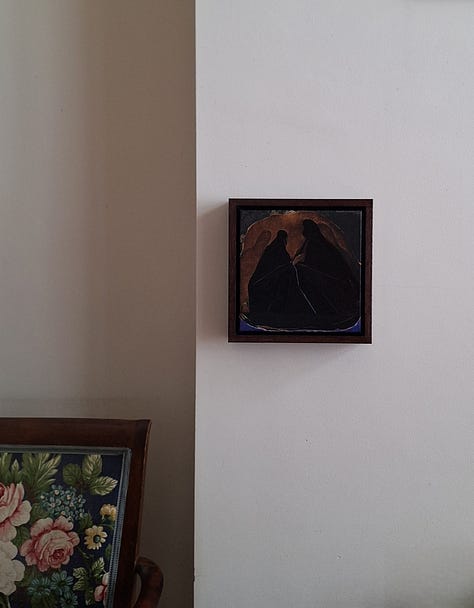 Christine Philipp The crossing fine art on canvas mixed media