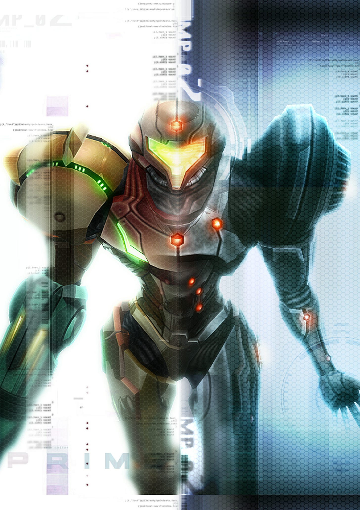 Artwork and renders - Metroid Prime 2: Echoes (Metroid Recon)