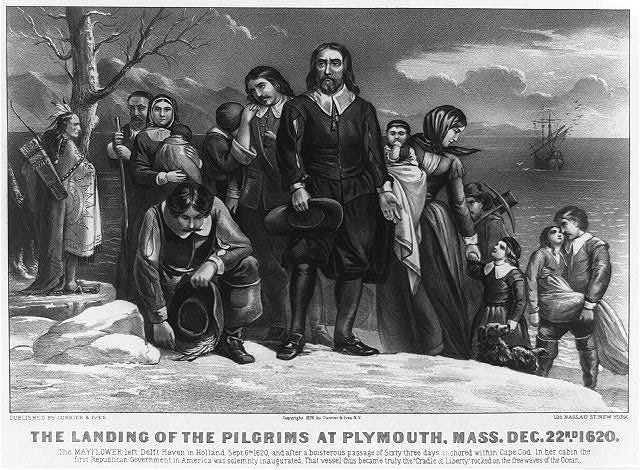 The landing of the Pilgrims at Plymouth, Mass. Dec. 22nd 1620 | Library of  Congress