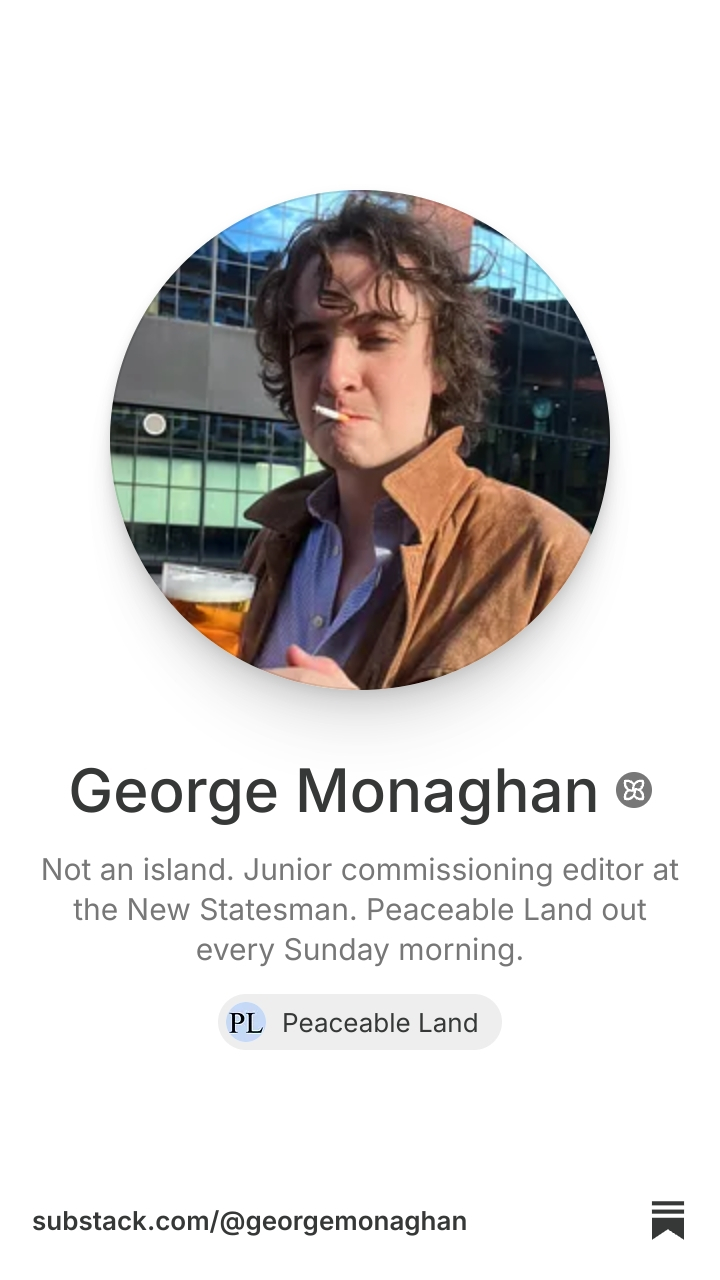 George Monaghan | Substack
