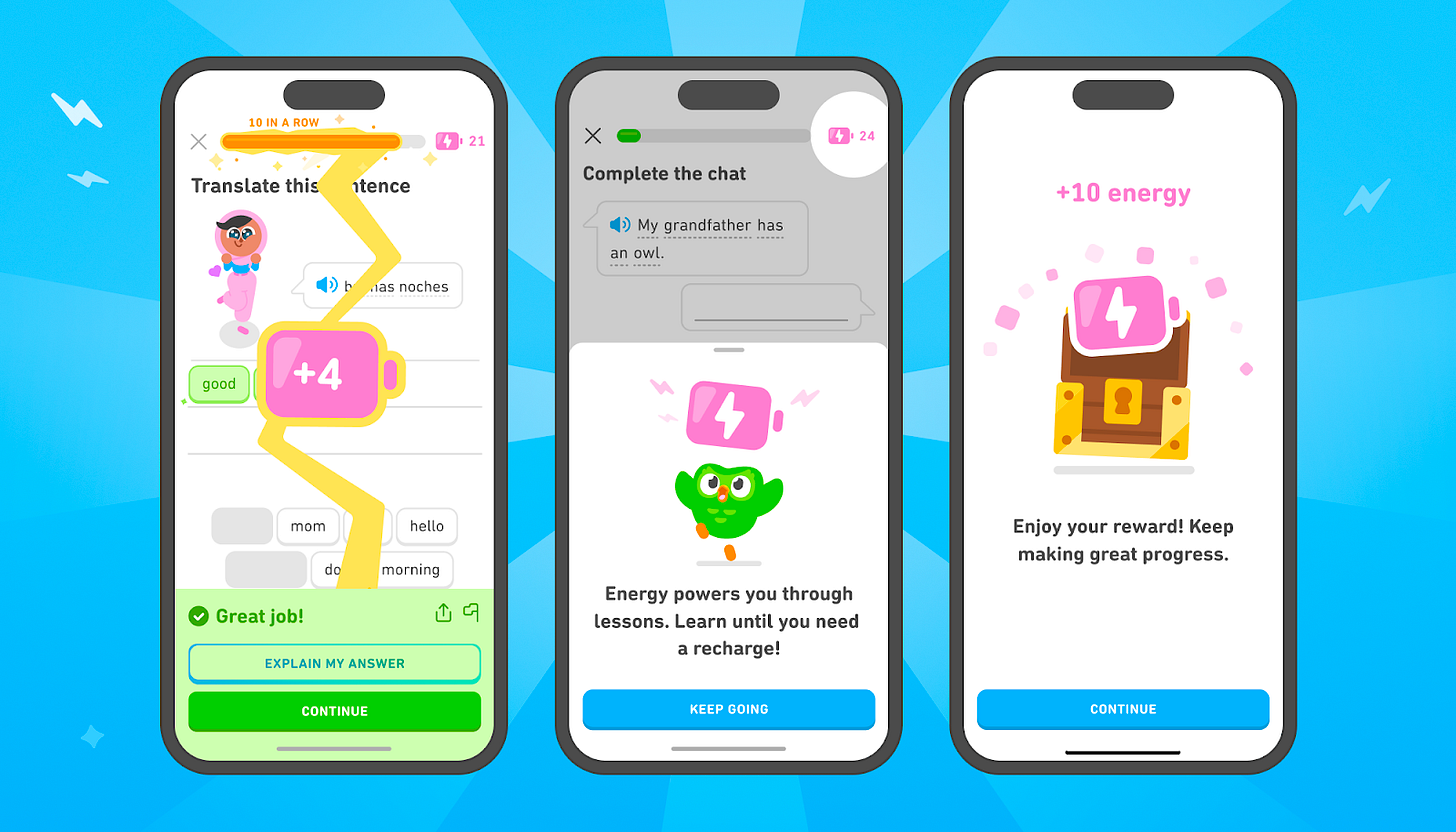 Why Duolingo Switched From Hearts to a Battery
