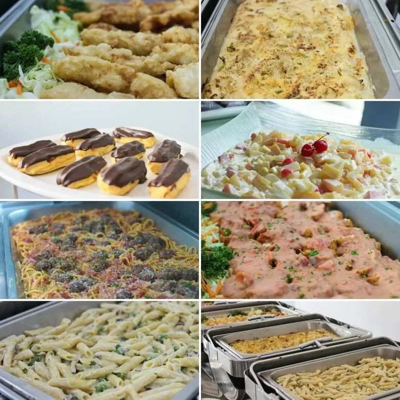 Adult buffet by Millie's for Miguel's first birthday celebration Adult buffet by Millie's for Miguel's first birthday celebration