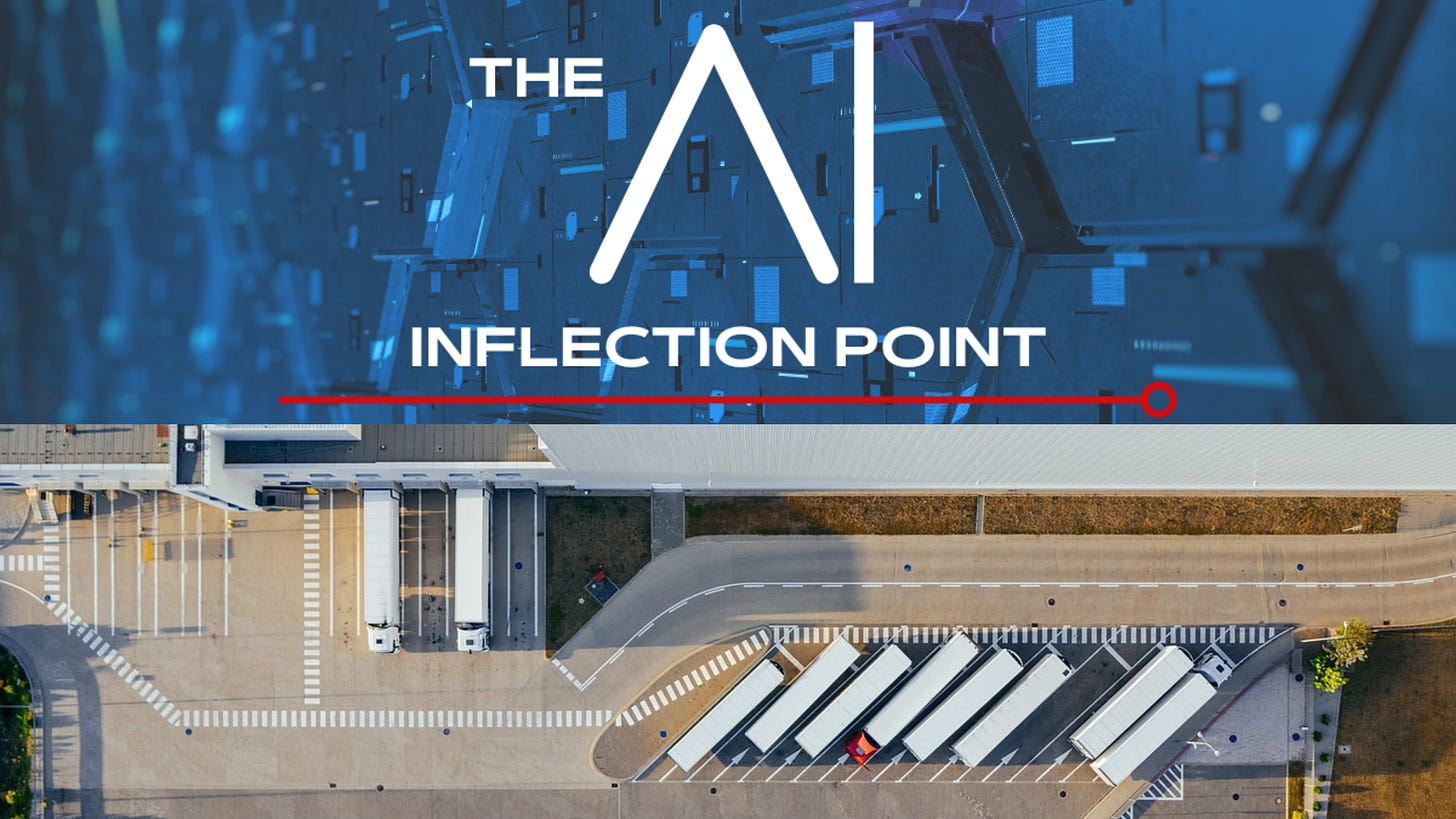 image of The AI inflection Point banner and below it is generic manufacturing plant