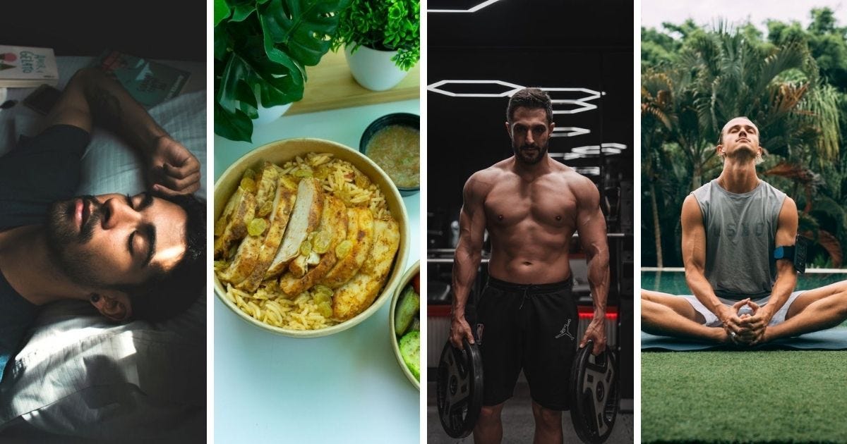 Sleep, nutrition, strength training and stress management Sleep, nutrition, strength training and stress management