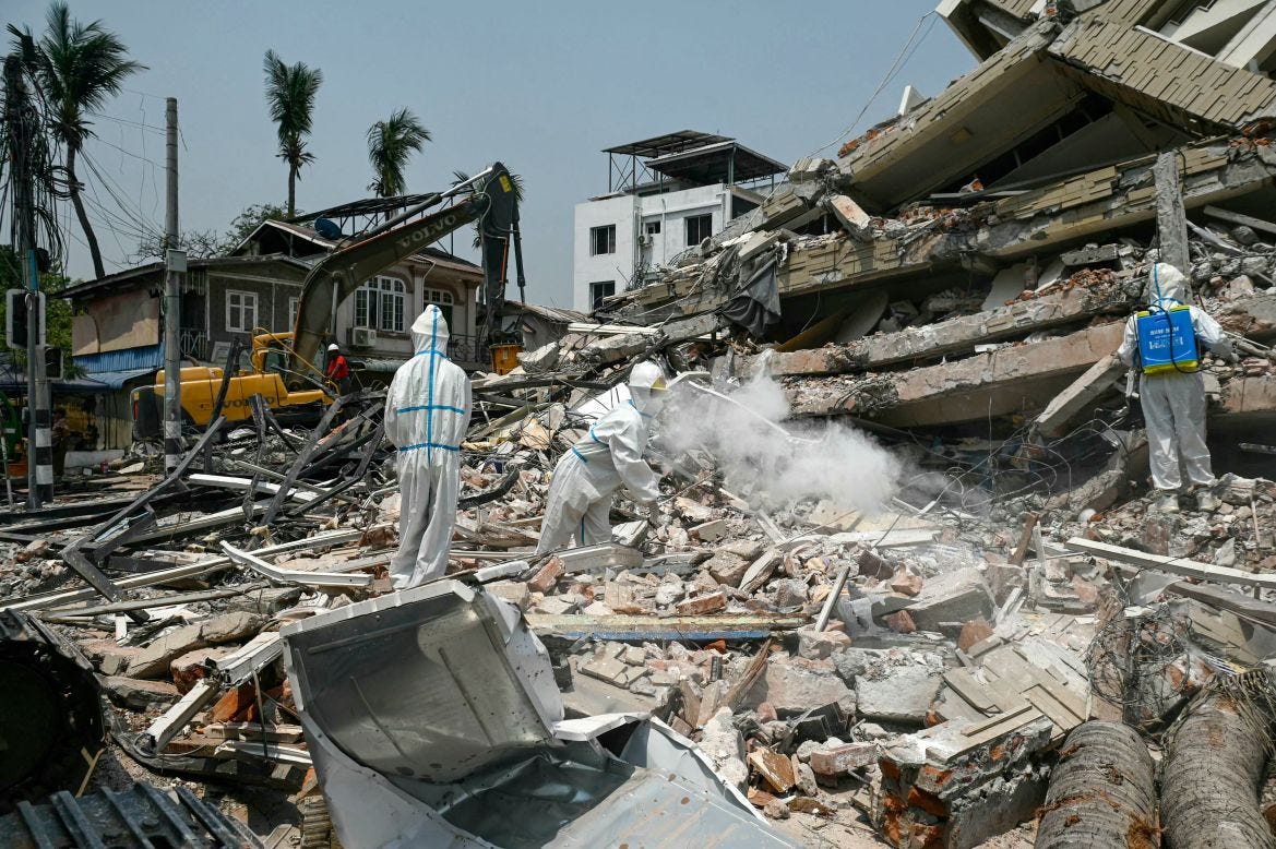 Myanmar earthquake death toll climbs as hope fades for survivors |  Earthquakes News | Al Jazeera
