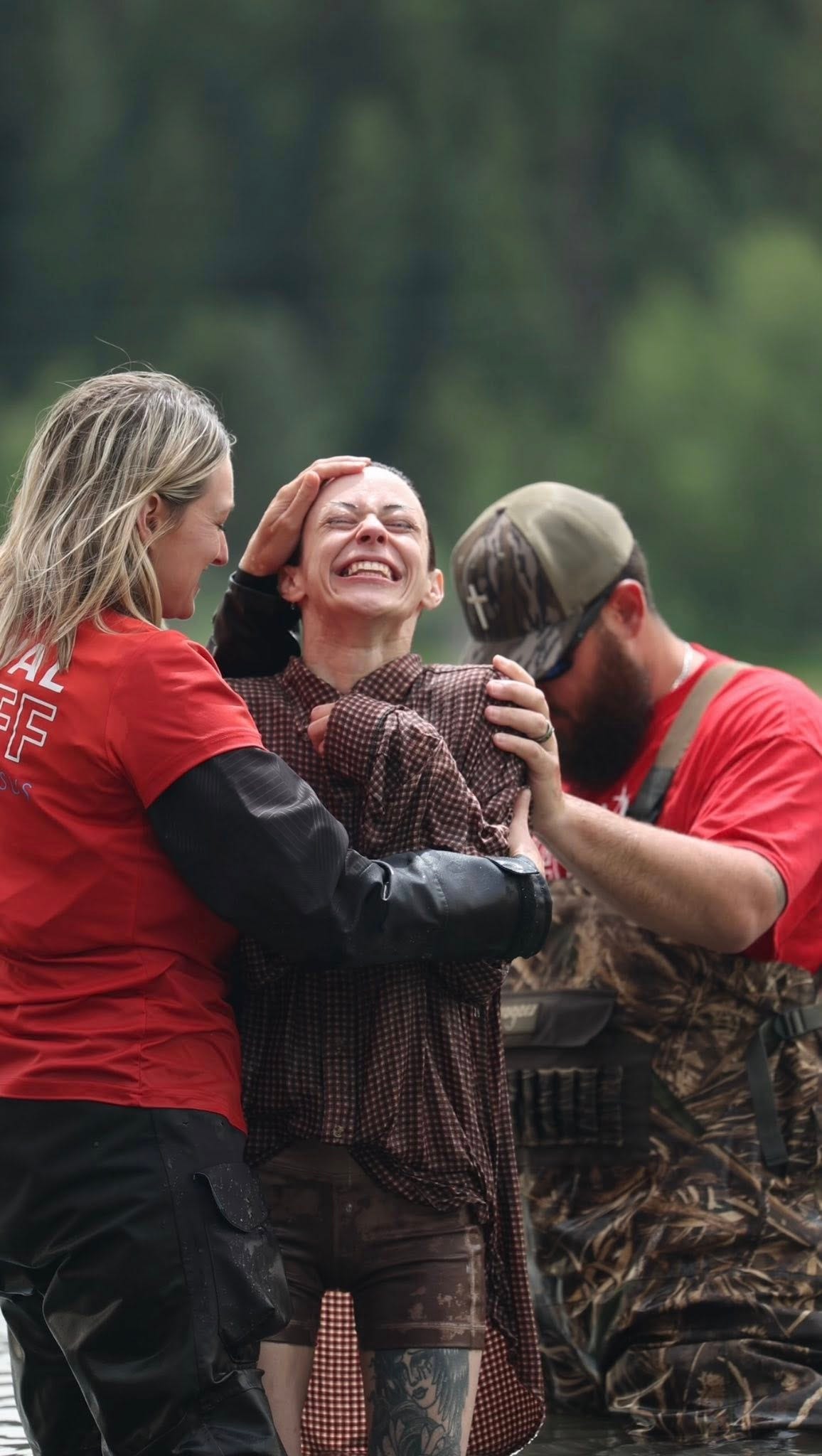 May be an image of 2 people, people smiling and body of water