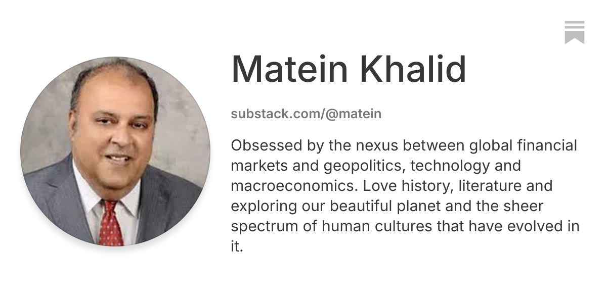 Matein Khalid | Substack