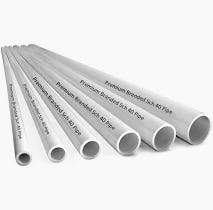 PVC Pipe Sch40 1-1/2 Inch (1.5) White Custom Length 1FT Feet