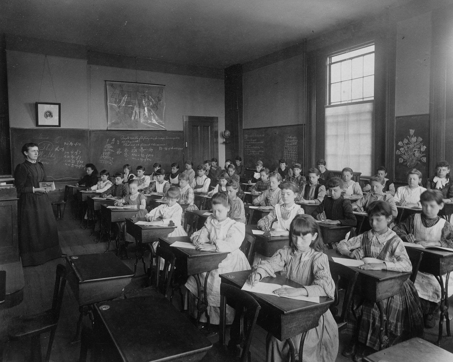 A classroom of 6th graders in 1892 / by Alden Photo Co.