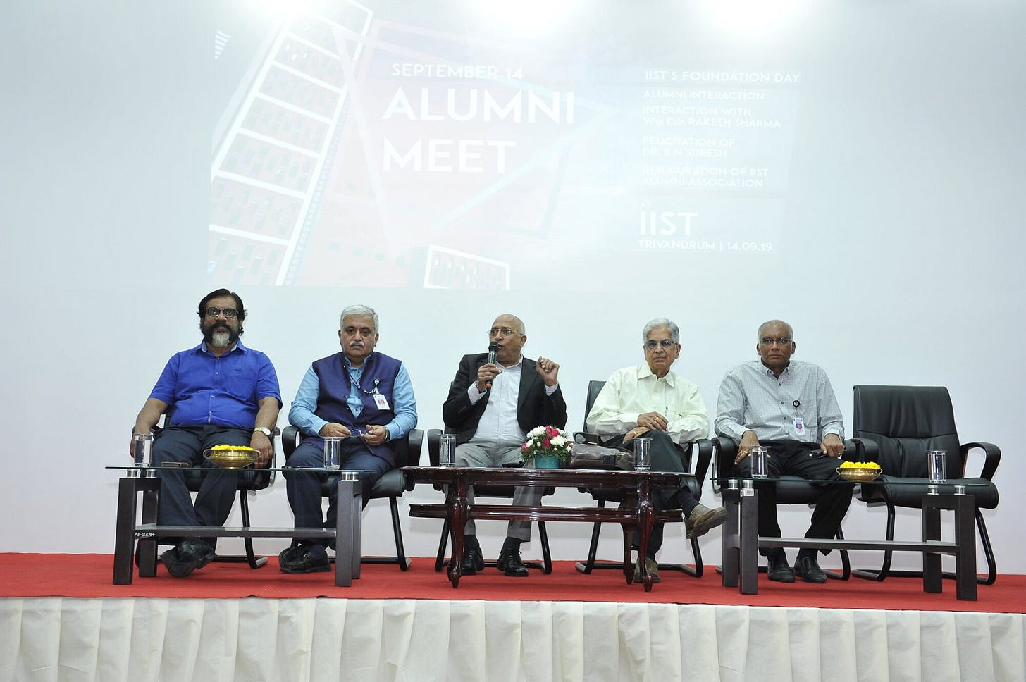 Rakesh Sharma, the first Indian in space, at IIST. Rakesh Sharma, the first Indian in space, at IIST.