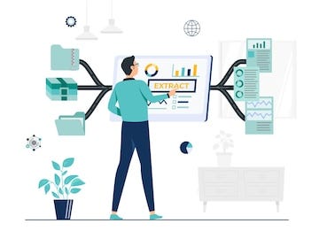 Premium Vector | Data science illustration concept Premium Vector | Data science illustration concept