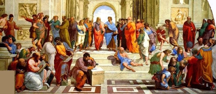 Mariano Alvarez en LinkedIn: La escuela de Atenas de Rafael Sanzio (1509 -  1511)