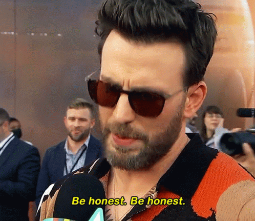 Chris Evans Be Honest GIF - Chris Evans Be Honest Honest ...