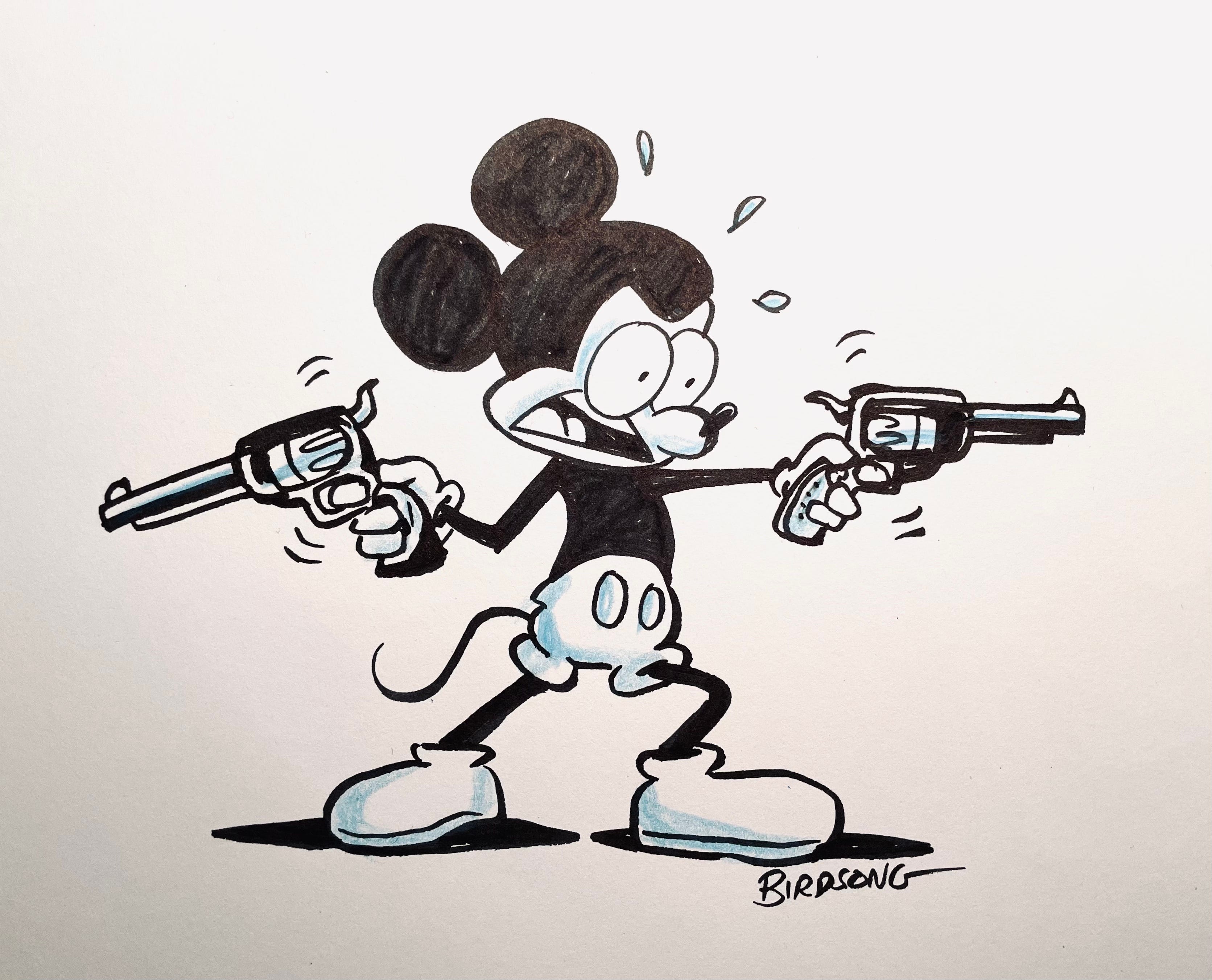 Mickey Mouse With a Gun? - by Khalid Birdsong, image size:3342x2704